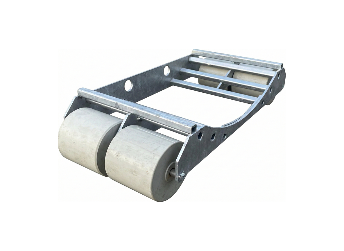 Kugelgelagerte Rollen am STTO GEAR STANDARD 800 kg Radroller