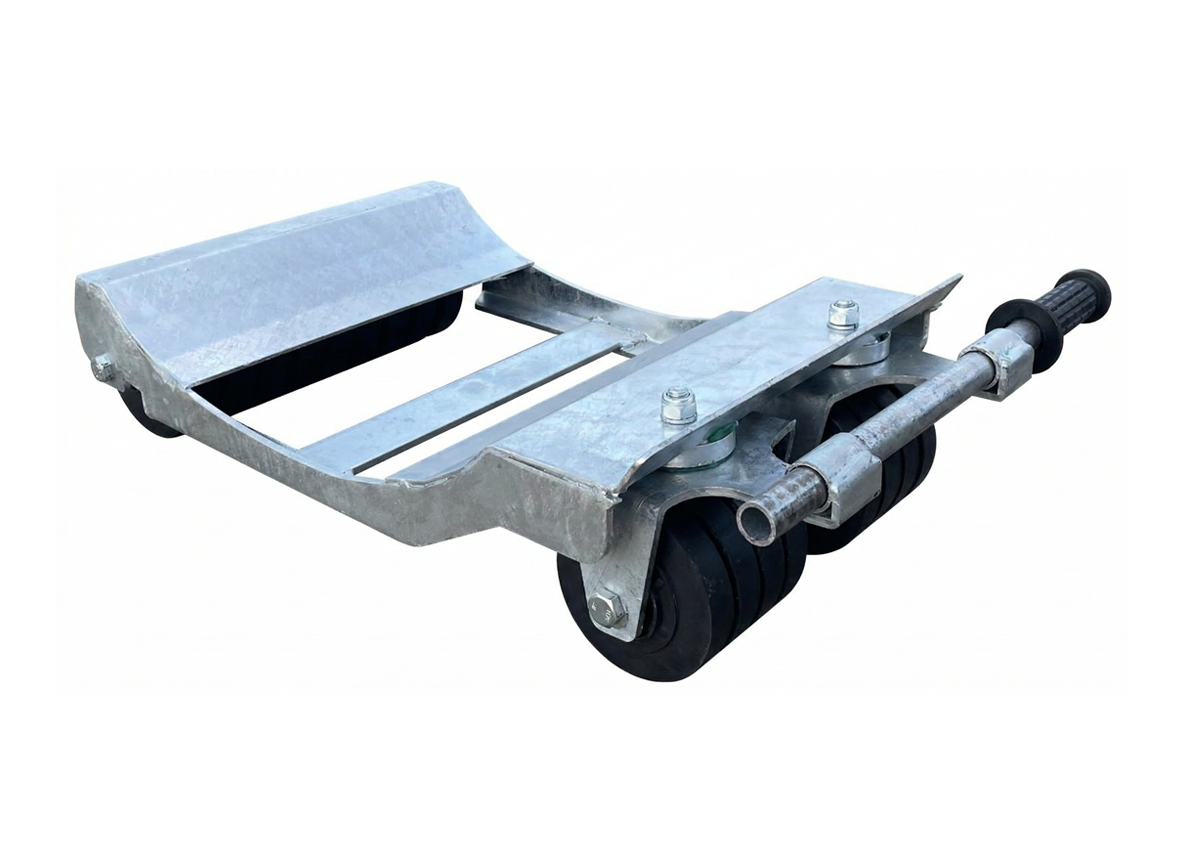 Seitenansicht des STTO GEAR PRECISION Rollers mit Lenksystem